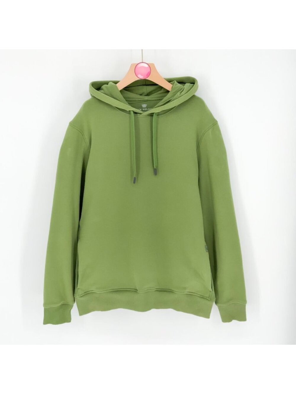 Mack Weldon‎ Ace Hoodie Mens Large Green Performance Stretch Pullover Drawstring
